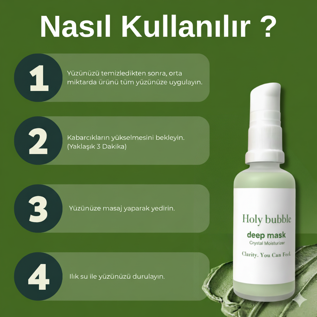 Holy Bubble Detoks Maske